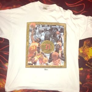Vintage Dominique Wilkins retirement shirt 90s